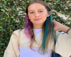 She enjoys changing her looks with different hair colors.